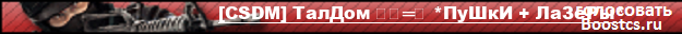 [CSDM] ТалДом ︻デ═一 *ПуШкИ + ЛаЗеРы*